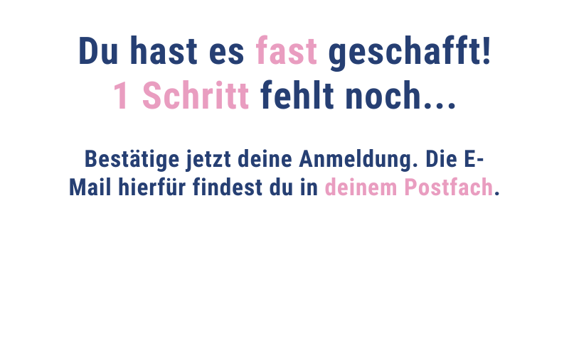 Landingpage 3 - 1 Schritt noch Pin dein Buch Starter Guide