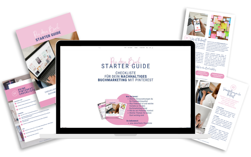 Landingpage 4 - 1 Schritt noch Pin dein Buch Starter Guide