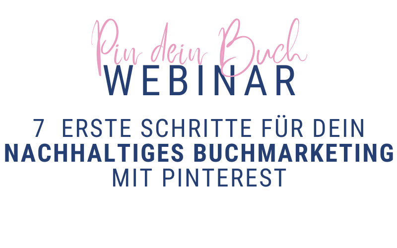 Landingpage - Pin dein Buch Webinar