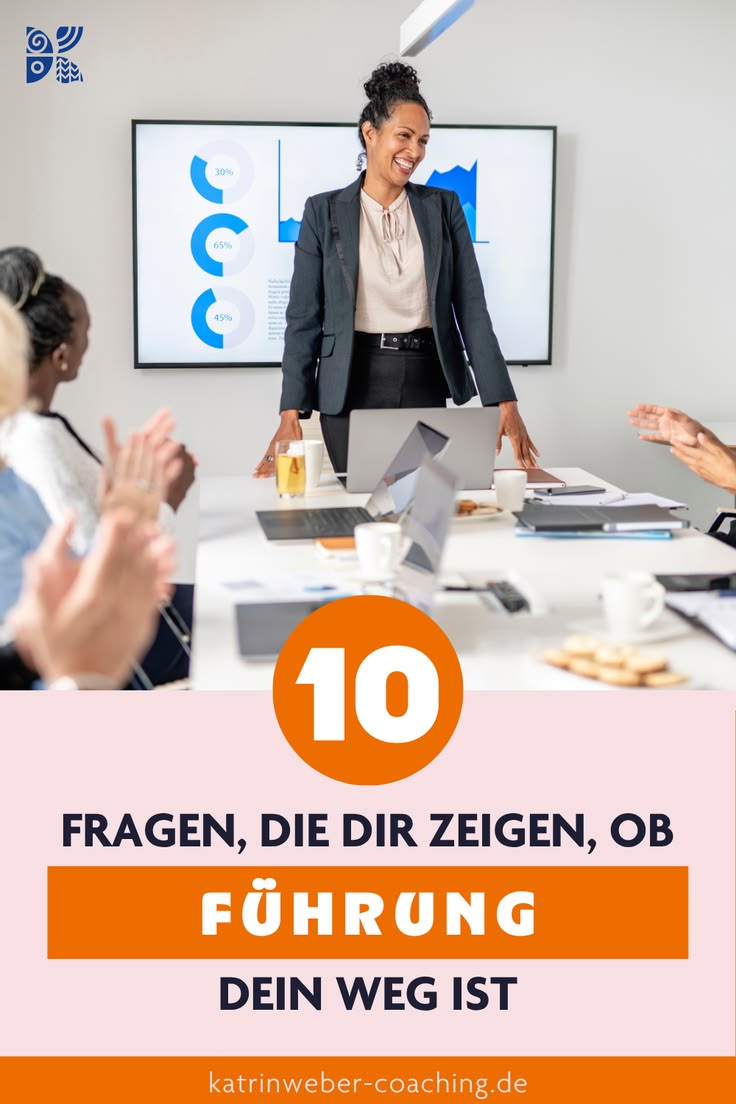 Fertiger Pinterest Pin: Bin ich für eine Führungsrolle geeignet?